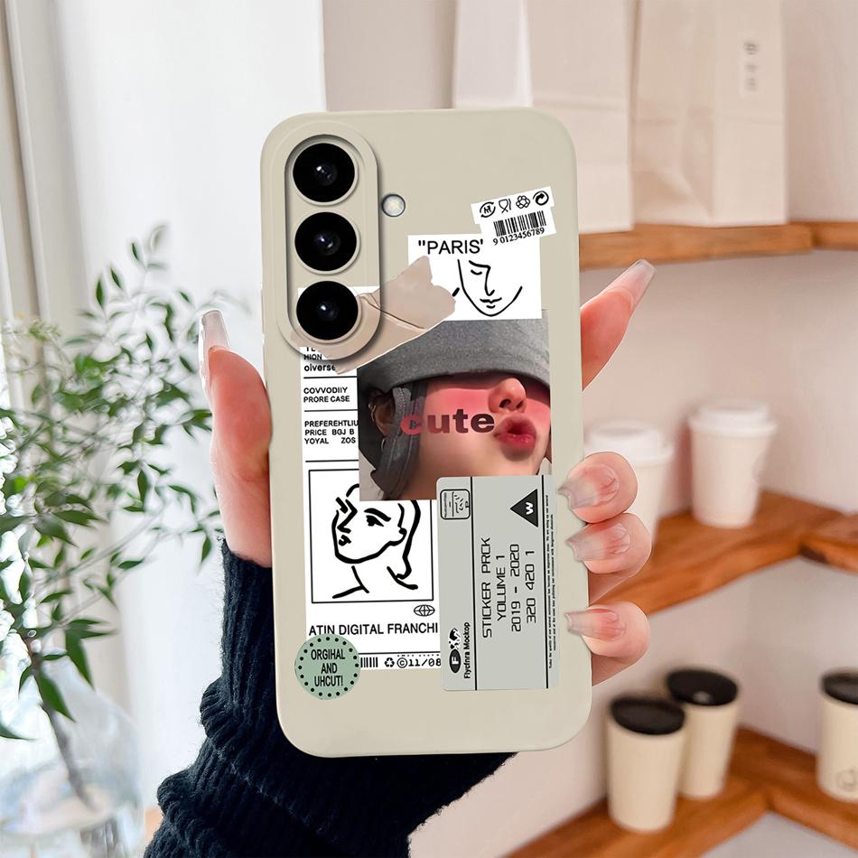 For Samsung S26 Ultra Phone Case For Galaxy S26 Plus Cute Astronaut Liquid Silicone Full Coverage Anti Drop Soft Durable Bumper