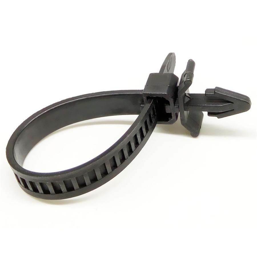 50X Автомобильный крепеж Крепление Кабельная стяжка Клипса Съемная оберточная насадка Клипсы Хомут