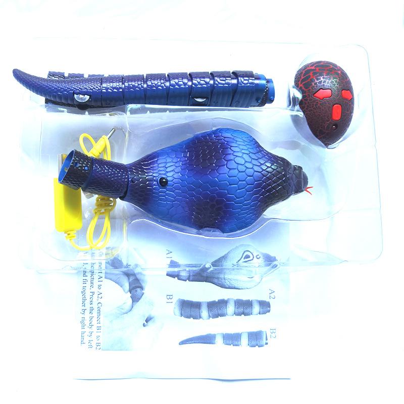Scary Toy Remote Control Snake Trick Electric Snake Simulation Animal Cobra Infrared Insect Specimen Model
