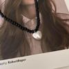 Элегантное ожерелье из искусственного жемчуга Элегантная милая подвеска в виде сердца