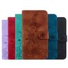 Lily Fower Embossed Flip Leather Case For Motorola G35 G55 G85 G34 G04 G84 G54 G14 E13 Kickstand Wallet Card Slots Cover for Motorola Edge 50 Holster