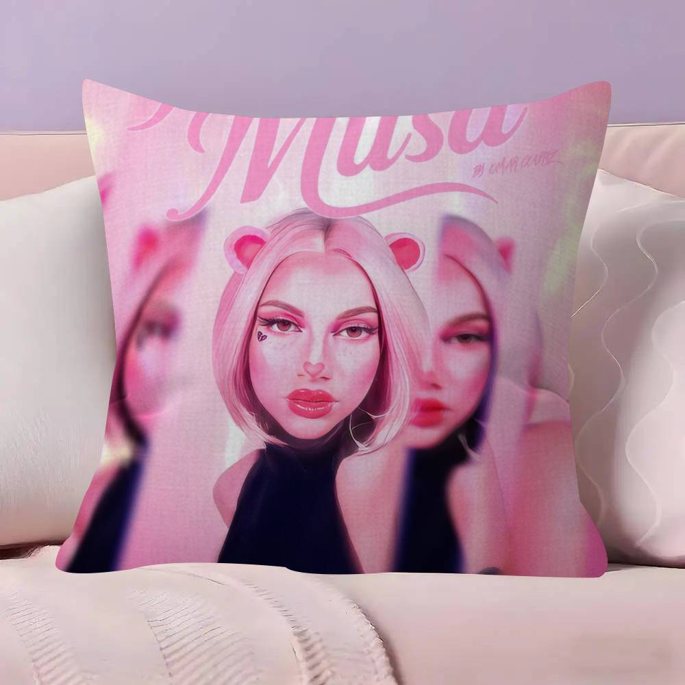 SINGER OOmar Courtz Album Pillow Cover Design cushion Cover decor Holiday Decorati