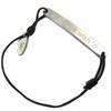 [P4277] - Ethnic Steel Bracelet 'Messages' Silver-black (Make a Wish)