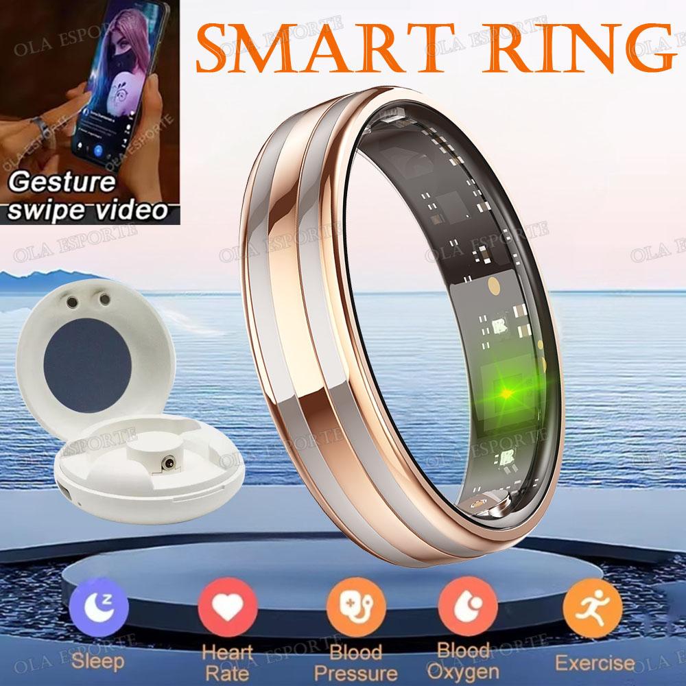 Новое тонкое умное кольцо 6,3 мм, монитор здоровья Smartring, водонепроницаемое кольцо для улицы, мониторинг сердечного ритма и температуры тела, спортивные кольца