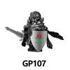 Набор строительных блоков GP105-108 Рыцарь-скелет и боевой конь