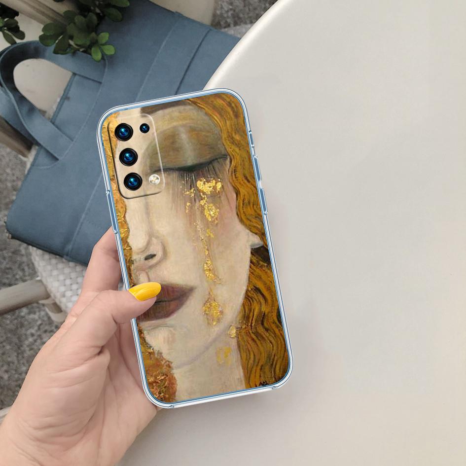 BF67 Густав Климт Прозрачный чехол из софтшелла для Motorola Moto Edge 20 30 40 50 S30 Fusion Ultra Pro Neo Lite + G200 G23