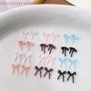 50 Pcs For DIY Manicure And Salon Decoration Soft Mini Bow Shape Nail Art Charms Mix Color 3D Bowknot Resin Accessories