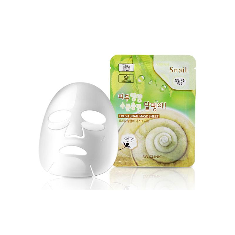 [3W CLINIC] Тканевая маска Fresh 23 мл 12 видов [10шт]