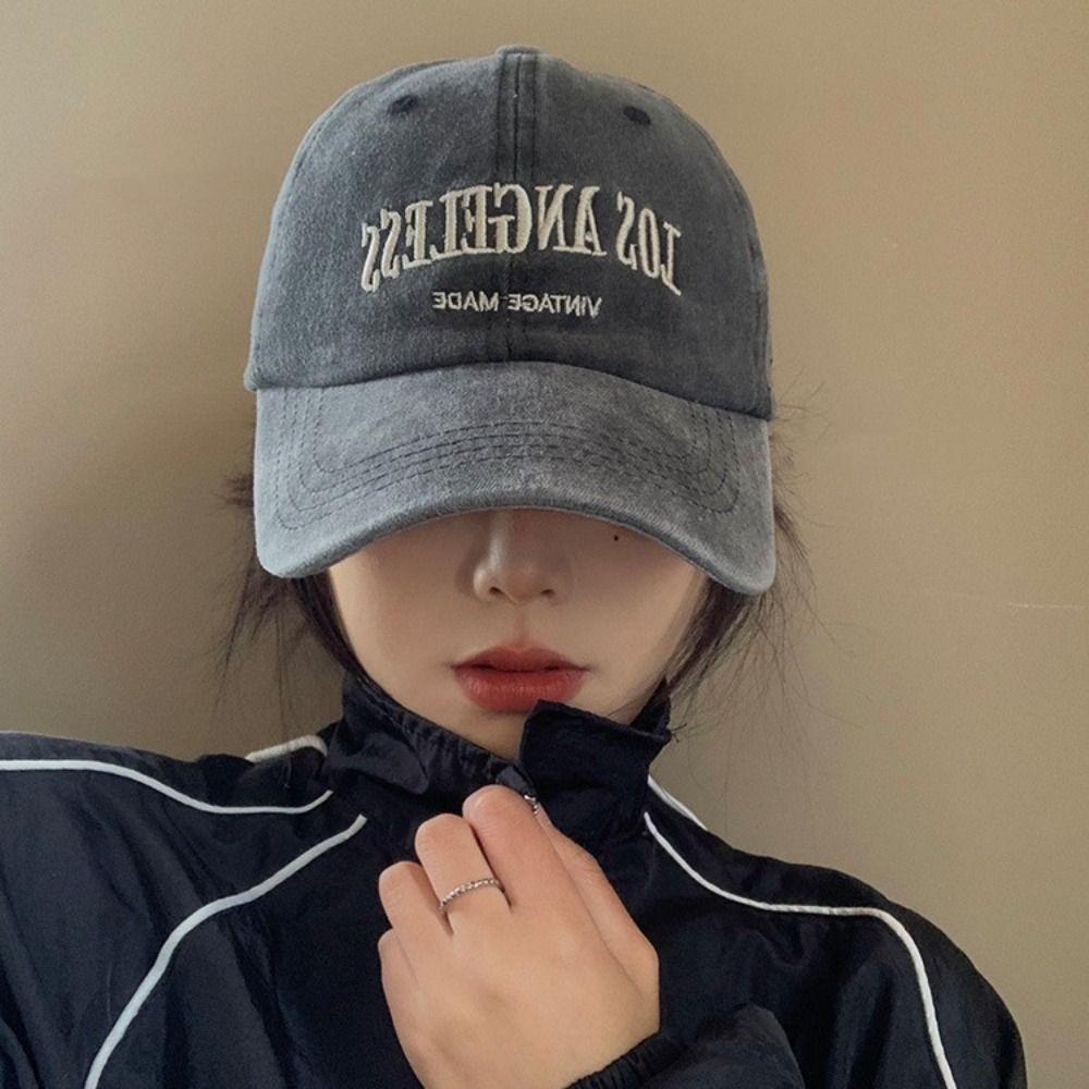 Soft Top Embroidery Baseball Cap Cotton Teenagers Baseball Cap  for Men and Women
