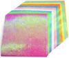 Dilib Glitter Origami 50 Colorful Sparkly Paper Chiyogami Gift DIY Crafts 50 Paper, 25cm, Sheets, Cranes, Paper, Crafts, Wrapping, Parties, Albums,