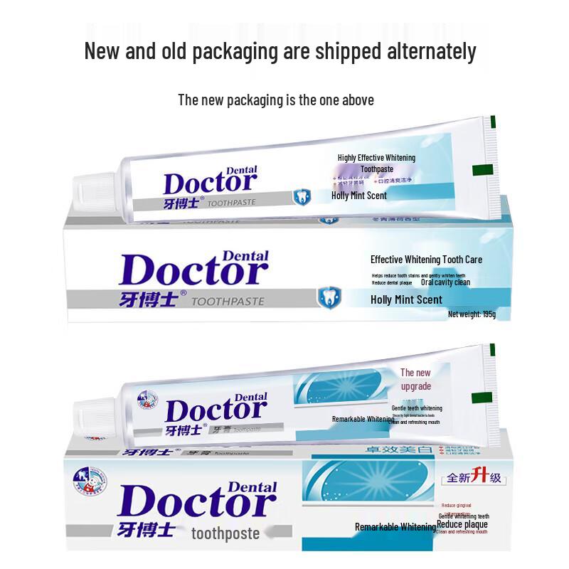 Dr. Oral High-Efficiency Whitening Toothpaste 195g (3-Pack)