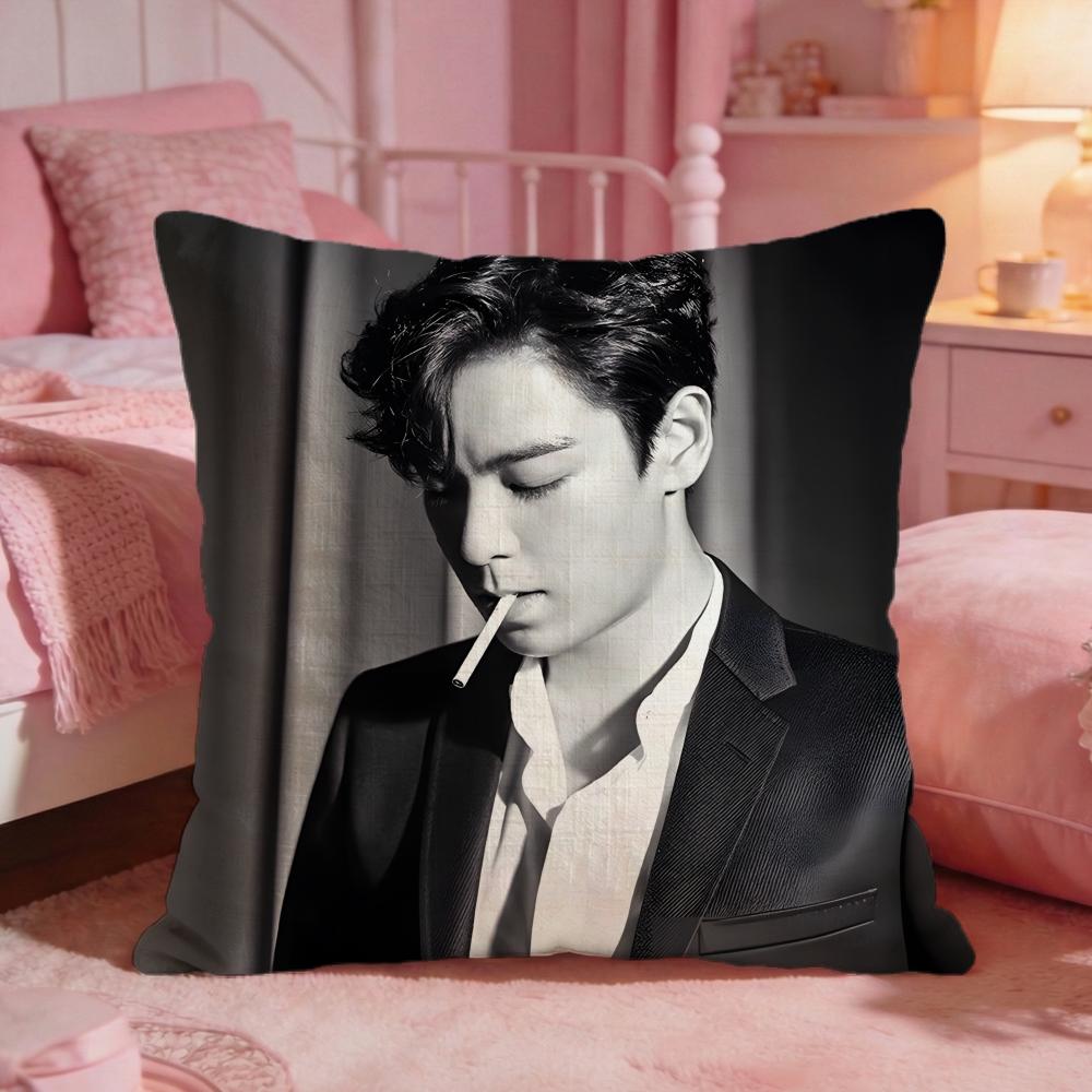 TTOPs Singer Hot Music Cushion Cover Premium Comfort Reversible Pillow Cove Two In One Design For Any Room Car Interior
