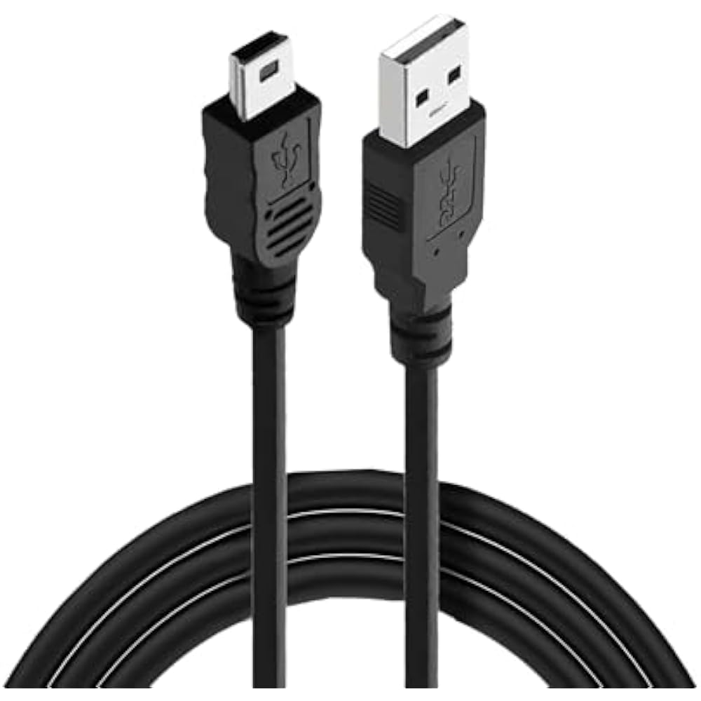 HSEUOPV Replacement Charging Cable Compatible Controller Charger PS 3 Move PS 3 Slim Data Mini-B ...