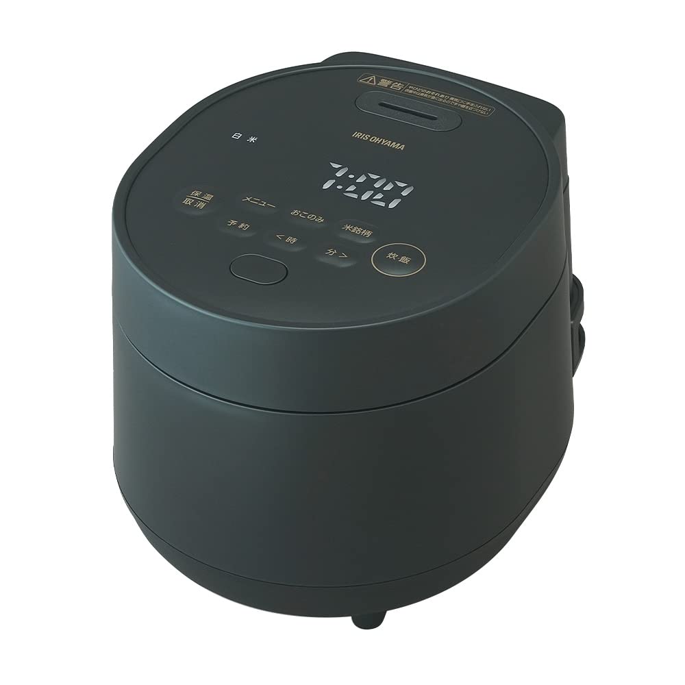 Iris Ohyama Rice Suitable for Automatic Cooking Web Cooks 50 Different Types of Stylish Cooker, 3-cup Capacity, Single-Person Living, Menu, Recipes,