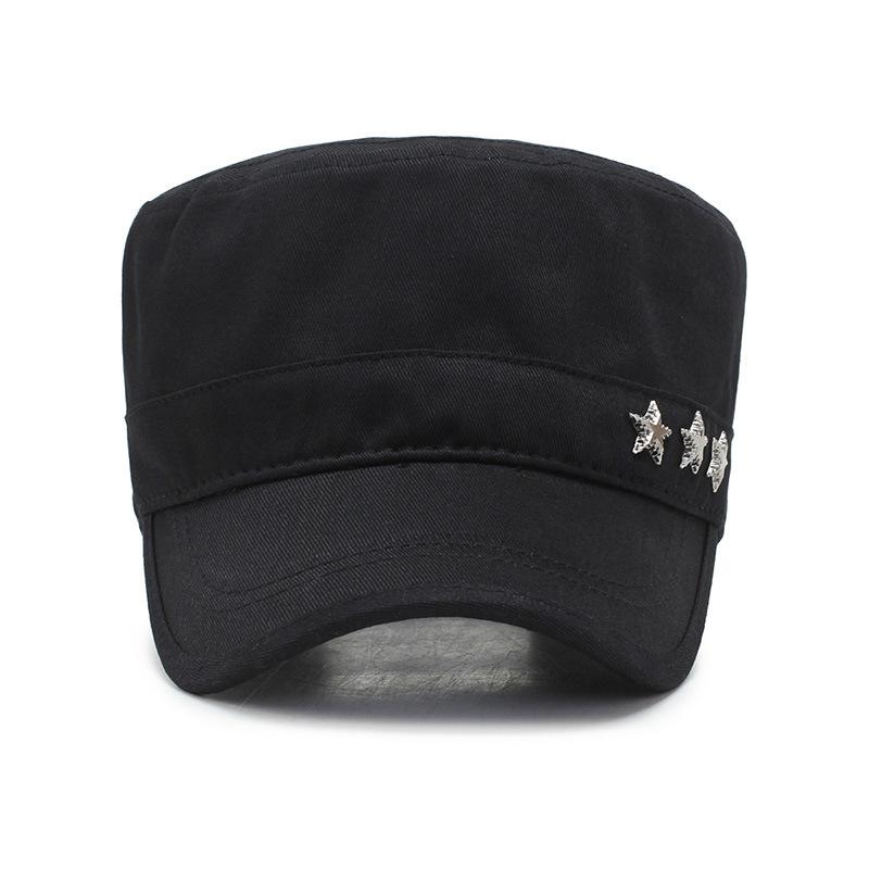 Мужская кепка корейская версия шляпа с плоским верхом весна-осень бейсболка военная кепка солнцезащитная зимняя шляпа