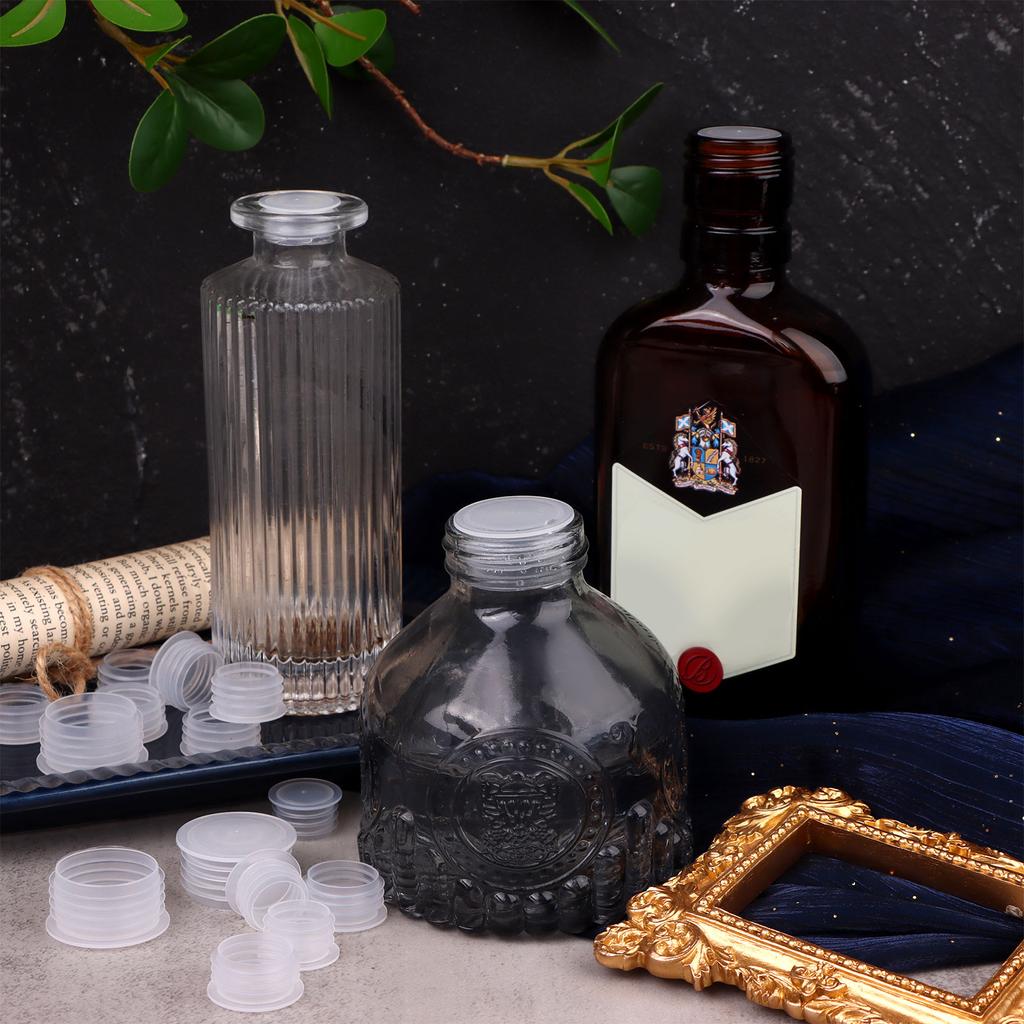 120 Pieces Salt And Pepper Shaker Stoppers 1/2 Inch, 9/16 Inch, 5/8 Inch, 11/16 Inch, 7/8 Inch And 7/16 Inch Plastic Salt Shaker