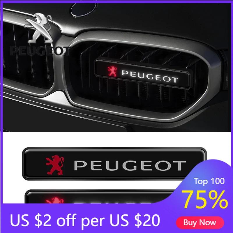 2026 Hot Car Sticker Fashion Car 3D Sticker Front Head Light Eyebrow Emblem Sport Decorator For Peugeot 206 307 308 3008 207 208