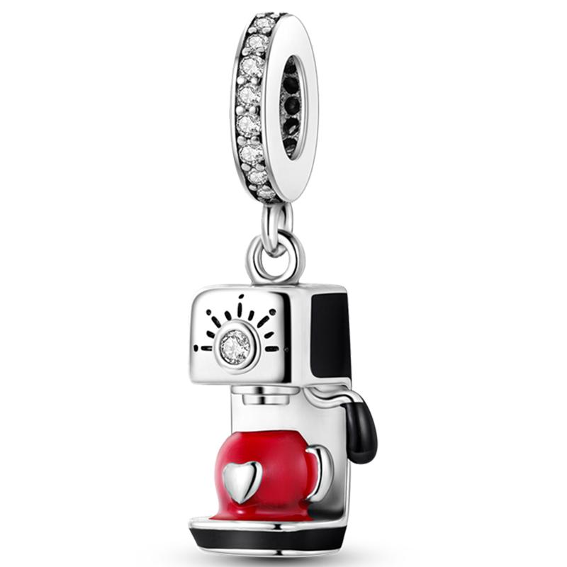 925 Sterling Silver Ferris Wheel Lipstick Eyeshadow Charms Bead Fit 925 Originals Bracelets Valentine's Day Jewelry Gift