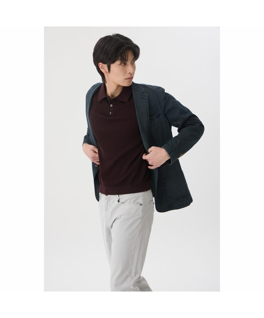Brentwood [Selection] Denim-Like Cotton Washed Jacket Brjcs26811Nyx