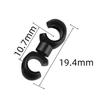 40/10pcs Rotatable S-Style Bike Brake Cable Clips, Durable MTB Hose Guide Hooks for Bicycle Cycling