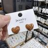 Винтажные Серьги-гвоздики с капельным маслом в форме Банта и Сердца для Женщин и Девочек Изысканные Металлические Геометрические Серьги с Любовью Свадебные Украшения