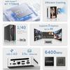 GenMachine R7-7735H USB4 Высокопроизводительный Мини-ПК с 2.5G Ethernet - Металлический, для Игр и Офиса.