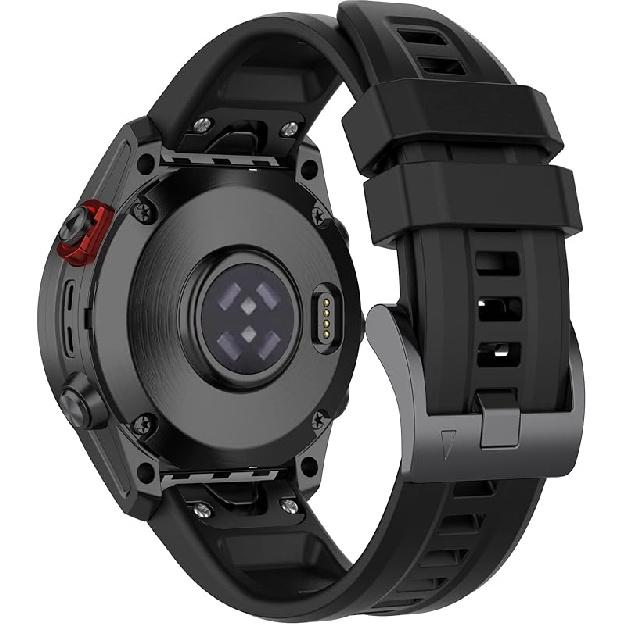 REYDA Силиконовый ремешок, совместимый с Garmin Fenix 8 43 мм, 20 мм ремешок для часов с быстрой фиксацией, мягкий дышащий силиконовый браслет, спортивный браслет, сменный ремешок