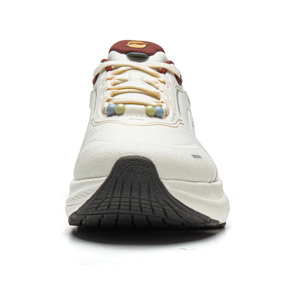 Li Ning SOFT PLUS 2 Амортизация Скользкие Устойчивые к истиранию Увеличивающие рост Низкие Повседневная Обувь Женская Кремовый AGLW014-1