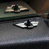 Car Interior Door Pin Lock Wing Emblem Badge Sticker For Mini Cooper Clubman S R50 R53 R55 R56 F54 F55 F56 F60 Countryman