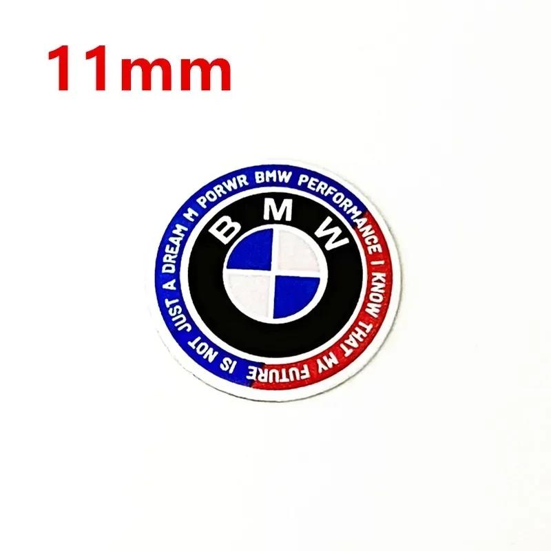XWKPB1 E60 Для BMW M X3 X5 X6 5 шт. 11 мм 14 мм Наклейка-логотип на ключ автомобиля Значок Наклейка Для E34 E38 E39 E46 E60 E61 F90 E91 E92 F07 F10 a31