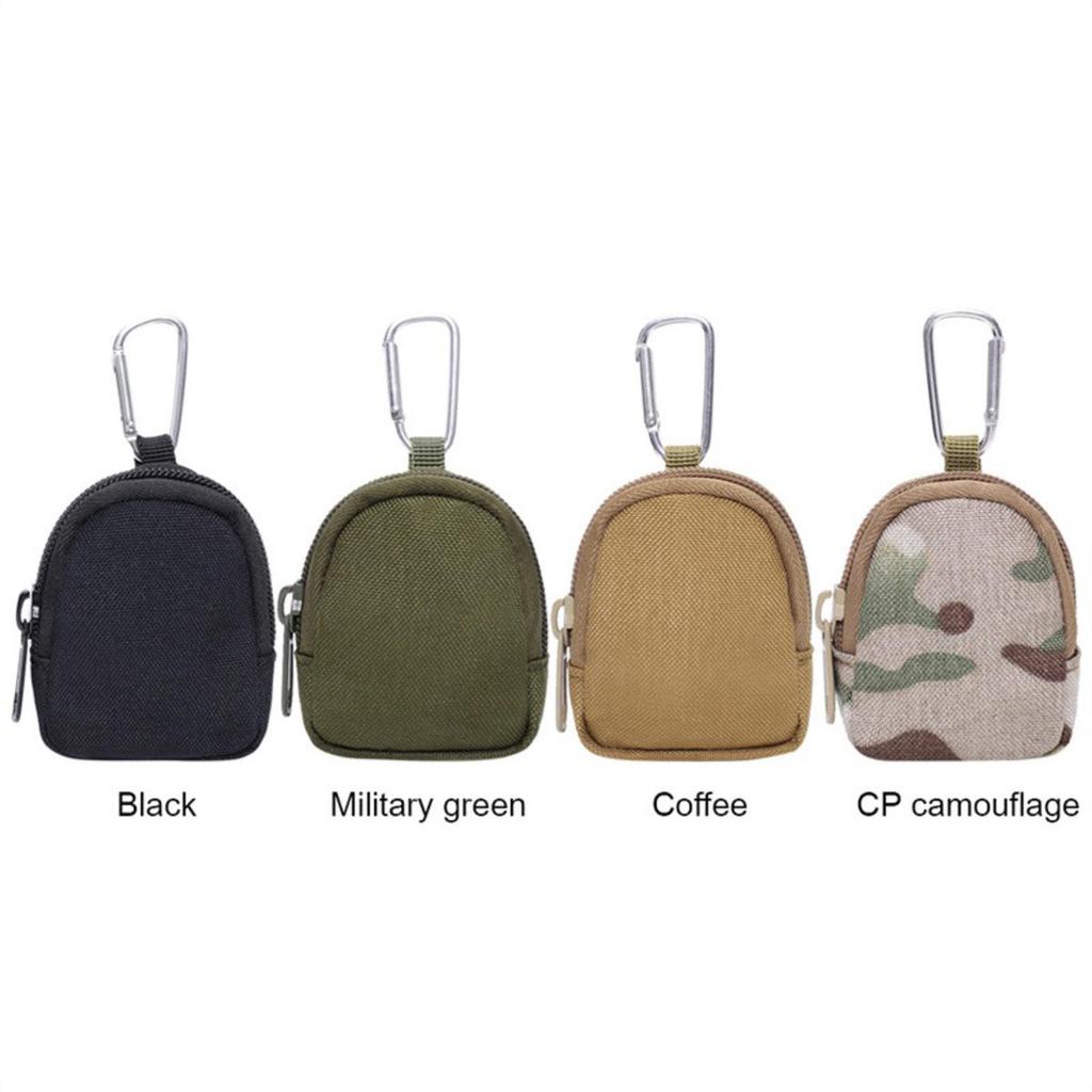 Wallet Pouch Portable Key Case Holder Outdoor Sports Coin Purse Hunting Bag Zipper Waist Pocket Multifunctional Bag