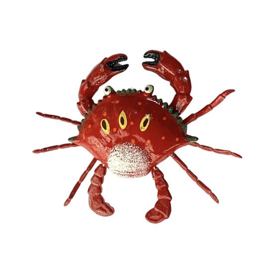 Yousheng Имитация краба Магнит на холодильник Подвижные соединения Реалистичный домашний офис Кухня Шкафчик холодильник Магнит 3D Краб Украшение Орнамент