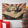 Vintage Glamour Woman Illustration Pattern Wall Hanging Tapestry Decorative Tapestry Home Decor for Bedroom and Living Room