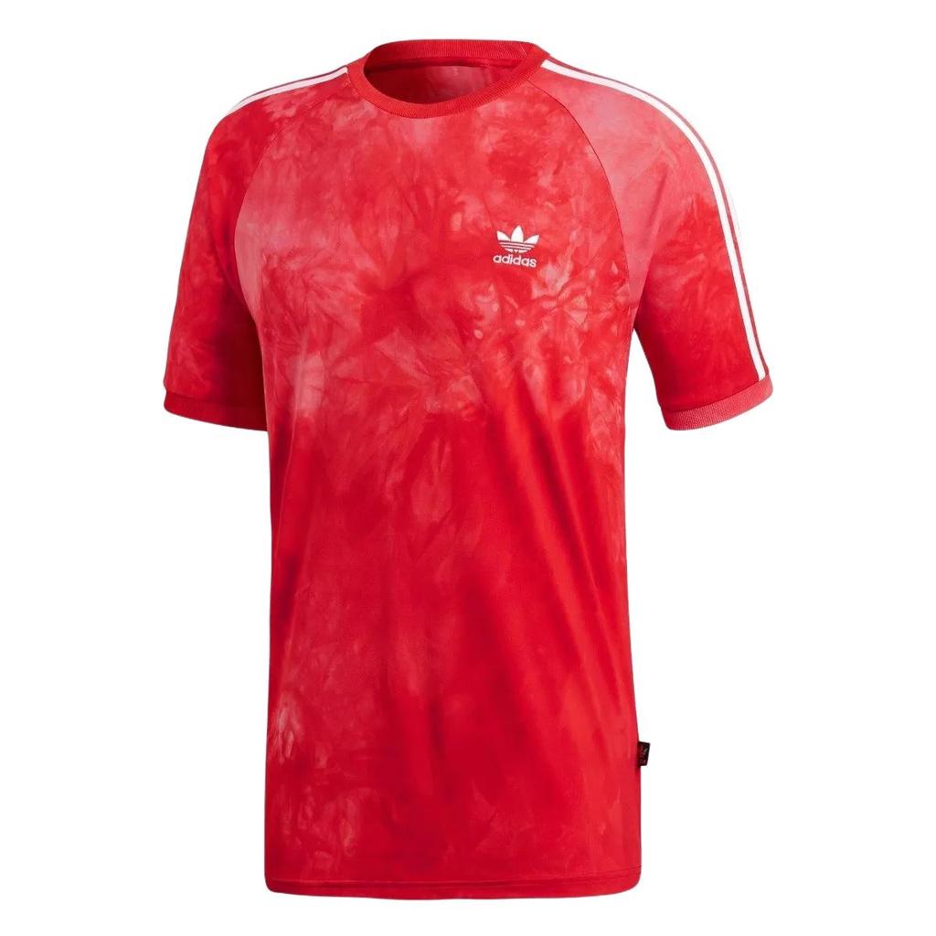Adidas Оригинальная толстовка Pharrell Williams Hu Holi Scarlet в полоску, удобная футболка с коротким рукавом, мужские топы CW9101