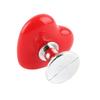 Heart Shaped Toilet Tank Button Plastic Solid Universal Toilet Button Press Replacement for Bathroom