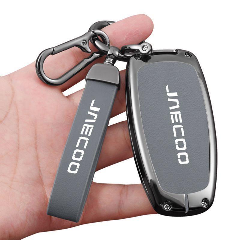 Tiggo 8pro Key Case for Omoda 9 JAECOO J7 J8 Phev Exeed RX Tiggo 9 Auto Leather Key Cover Keychain Accessories Garnish Trim Cove