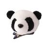 Cute Plush Panda Headband Brooch Hair Rope 3D Animal Bear Brooch Accessories Headdress Clips Lo A5D9