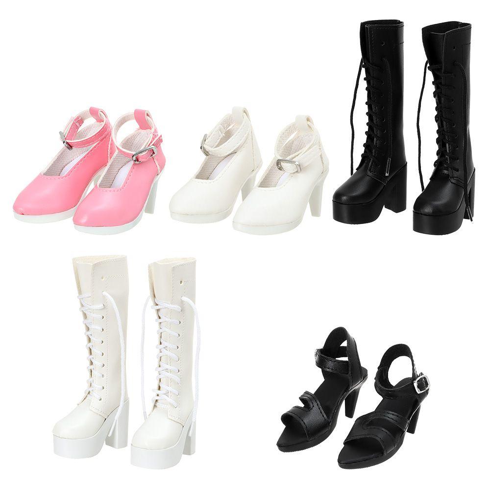 7.8CM Doll Wearing 5 Styles Fabric Shoes Play House Accessories 60cm Doll Boots Differents Color