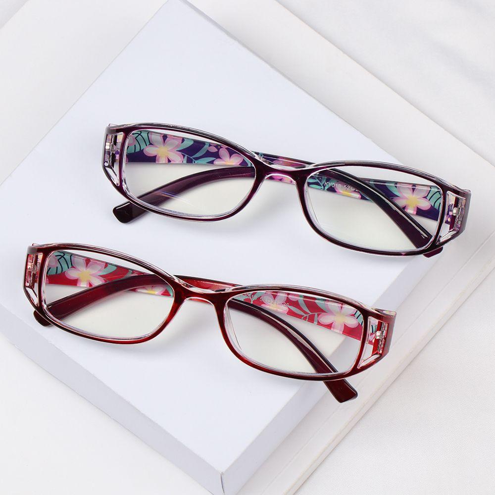 Portable Vintage Ultra Light Frame Anti-Blue Light Eyeglasses Eye Protection Reading Glasses