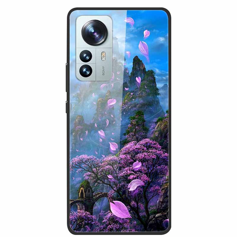 Чехол для Redmi Note 12S Закаленное Стекло Жесткая Задняя Крышка для Xiaomi Redmi Note 12 Note12 Pro 4G 5G Чехлы для Телефона Note12S 12 S 12Pro