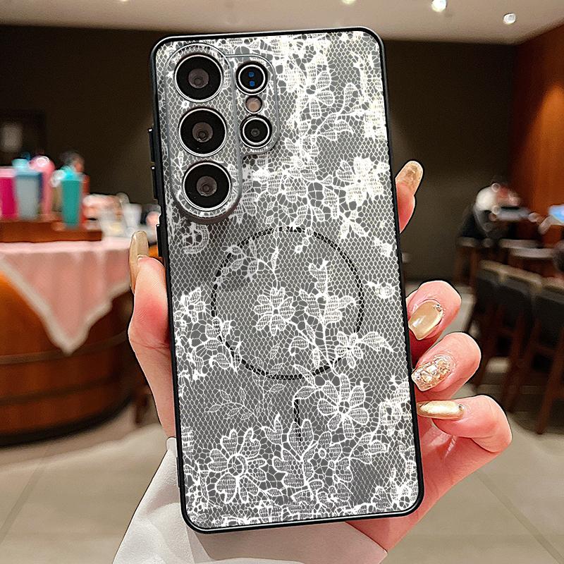 Магнитный чехол для телефона с винтажным узором-тотемом для Samsung Galaxy S26 S25 S24 Ultra S25 S23 FE A57 A56 A37 A17 A55 A26 A36 A35