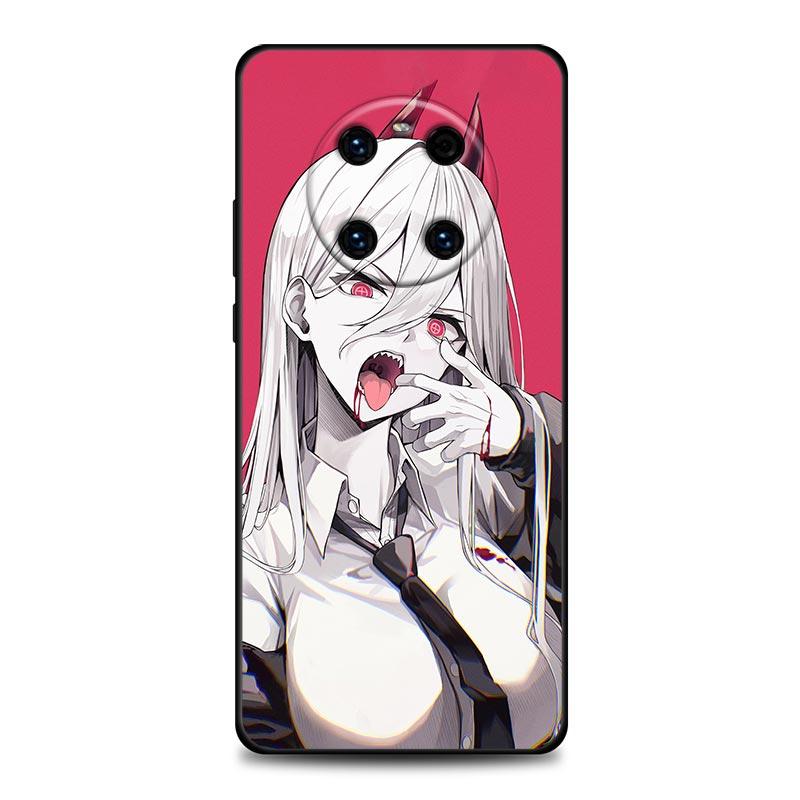 Чехол для телефона ChainSaw Man Girl Anime для Huawei Mate 10 20 40 40Rs Y6 Y7 Y7a Y8s Y8p Y9a Enjoy 20e 2019 Lite Pro Plus черный чехол