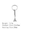 Back To School Personalized Keychains Celtic Hexagram Key Ring Audience Key Ring Material