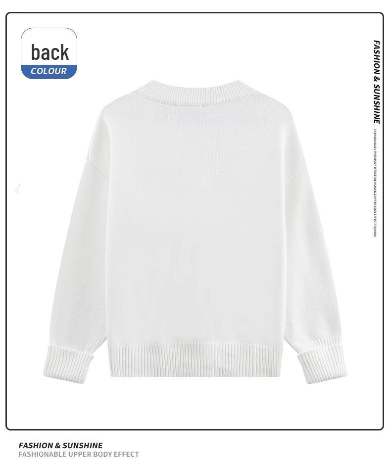 Мужской кардиган AMI&EASY с V-образным вырезом, жаккардовая вязка: Модный, теплый и универсальный для осени и зимы