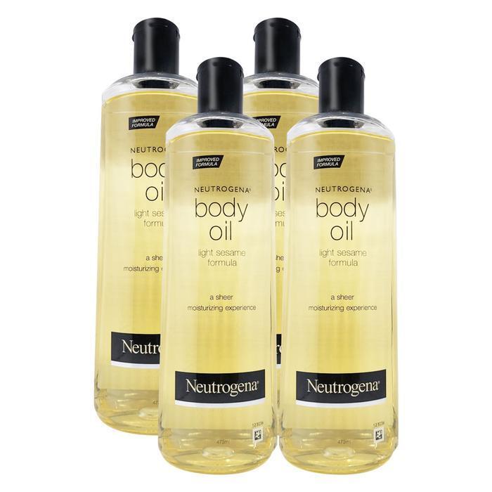 Neutrogena Sesame Body Oil Floral Scent 473ml Trouble Care 4-pack Ss (42765767)