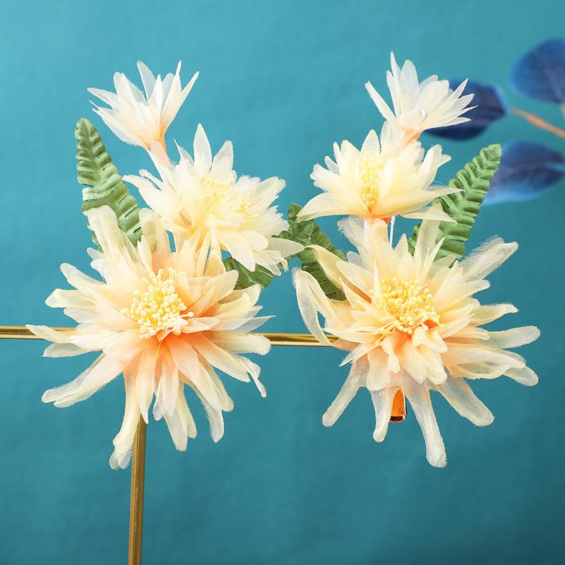 Заколки для волос в виде цветка, вилки, китайские аксессуары для волос ханьфу для женщин, вилка-шпилька ручной работы, винтажные свадебные украшения для волос в стиле ретро, короны для девочек и женщин