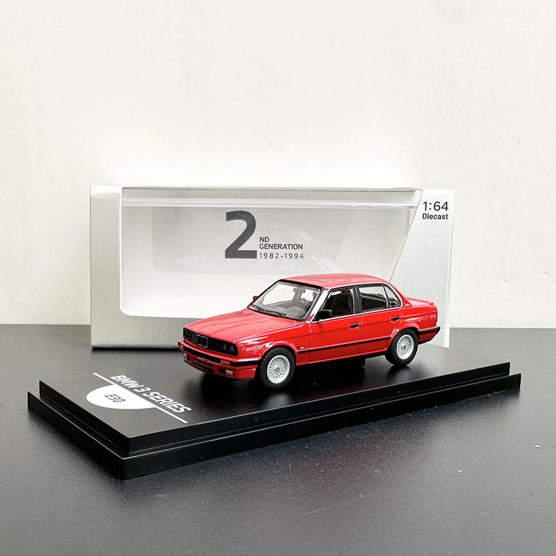 AR BOX Металлическая модель автомобиля 1/64 Масштаб BMW 3 серии E21 Модель автомобиля Сплав BMW E30 Игровые транспортные средства Модель Подарок Украшение Игрушки для мальчиков