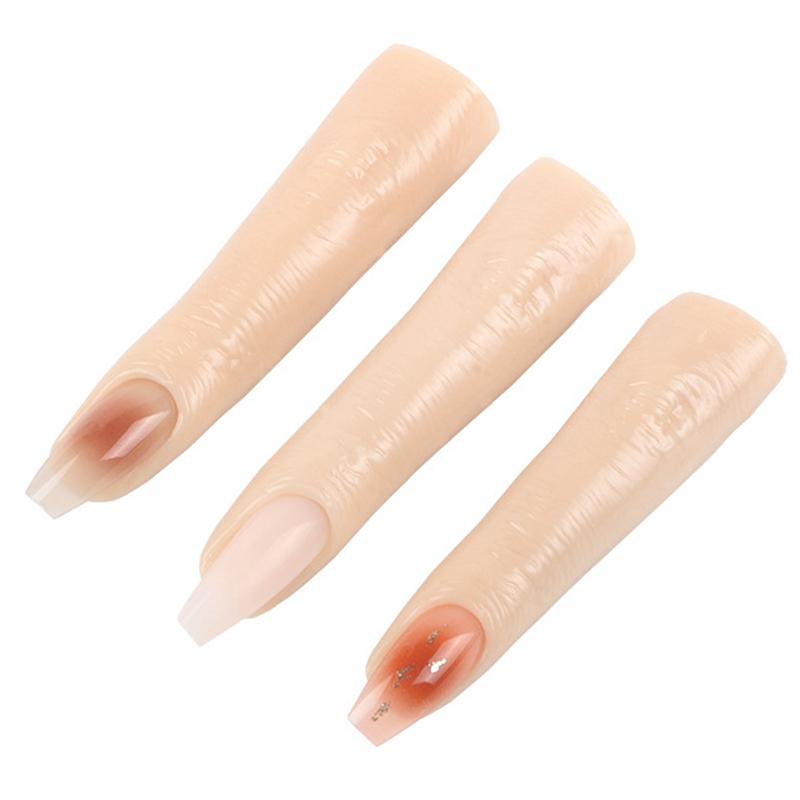 Практика, силиконовый инструмент для моделирования пальцев с суставами, гибкий силиконовый поддельный палец