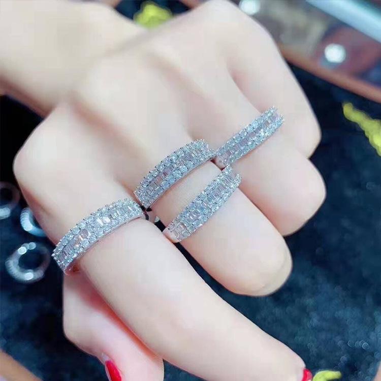 14K Белое Золото Цвет Бижутерия Богема Кольцо на Палец Anillos De Bizuteria Свадебное Мероприятие Вечеринка Мероприятие Женщины Свадебное Мероприятие Цвет