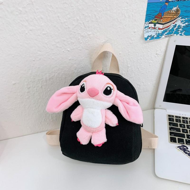Kindergarten Baby Small Schoolbag Cartoon Cute Three-Dimensional Plush Doll Boys And Girls Backpack Children'S Backpack
